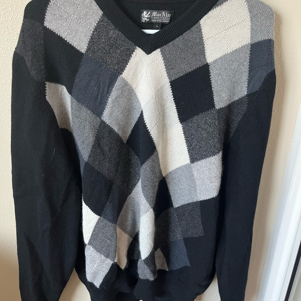 Men’s Cashmere Sweater - Handmade in Scotland